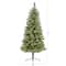 6ft. Pre-Lit Wisconsin Slim Snow Tip Pine Artificial Christmas Tree with Clear LED Lights